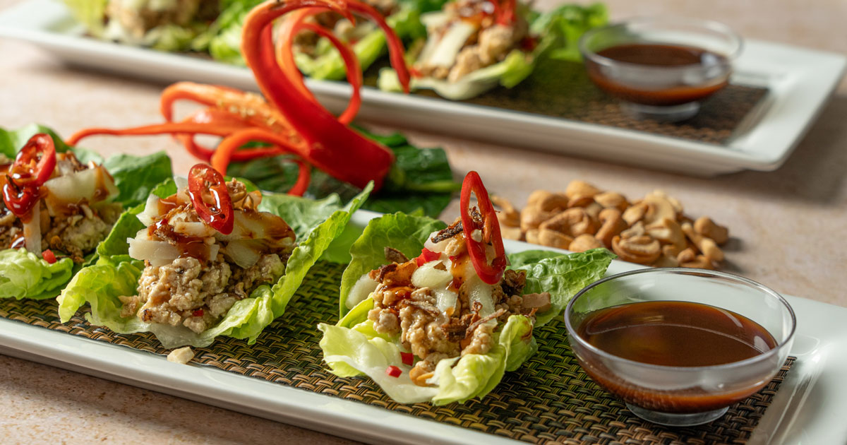 San Choy Bau Lettuce Wraps